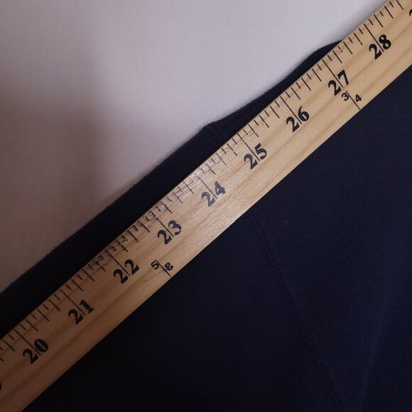 Vintage United States Navy Sweatshirt Mens Medium Navy Fleece - Picture 9 of 12